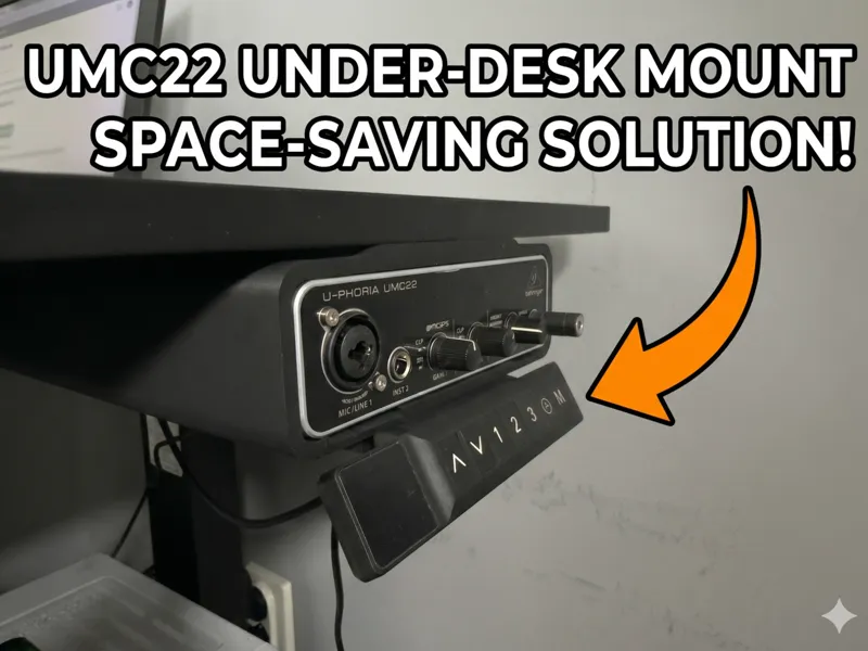 Behringer U-PHORIA UMC22 Under-Desk Mount 