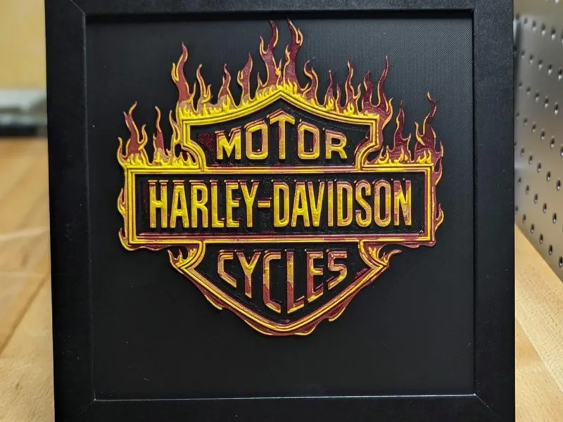 Harley Davidson Logo Flames 1.0