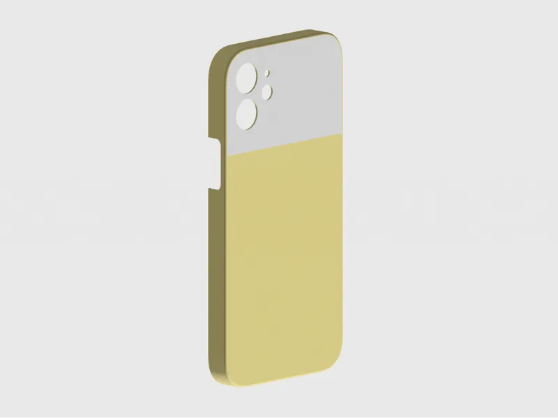 iPhone 12 mini 纯平面手机壳