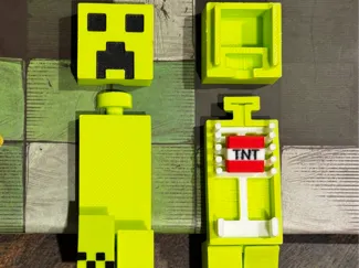 Creeper Anatomy TNT Heart and Bones