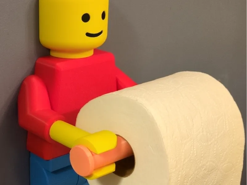 Extended arms for brick man - Costco toilet paper