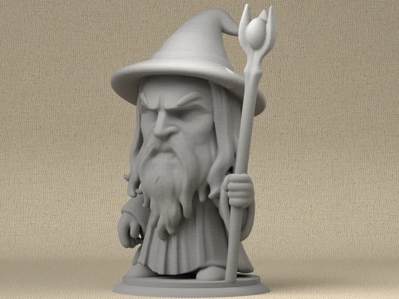 Saruman - Lord of The Rings Inspired Chibi Figure