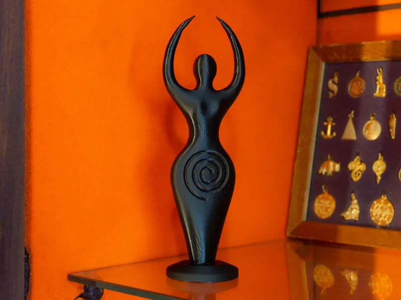 Spiral Goddess Statue