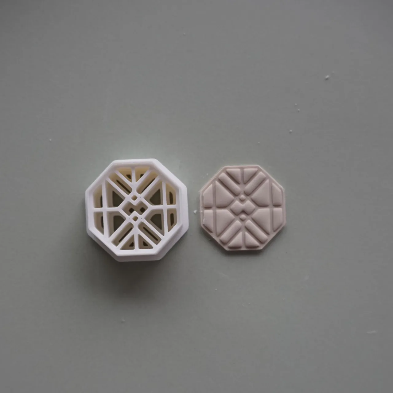Abstract Polymer Clay Cutter Earrings Necklaces view 2