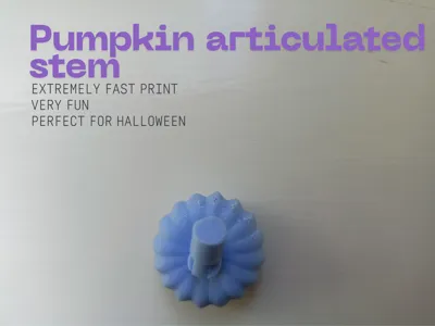 Pumpkin articulated stem