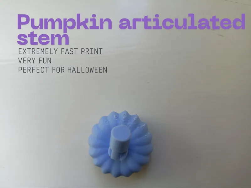 Pumpkin articulated stem