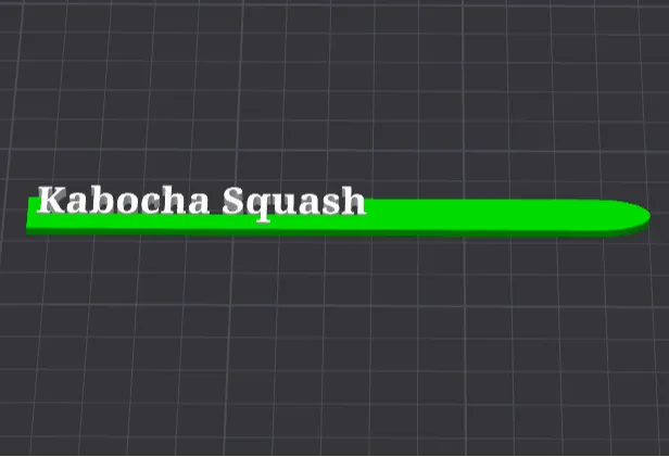 Kabocha Squash Garden Marker
