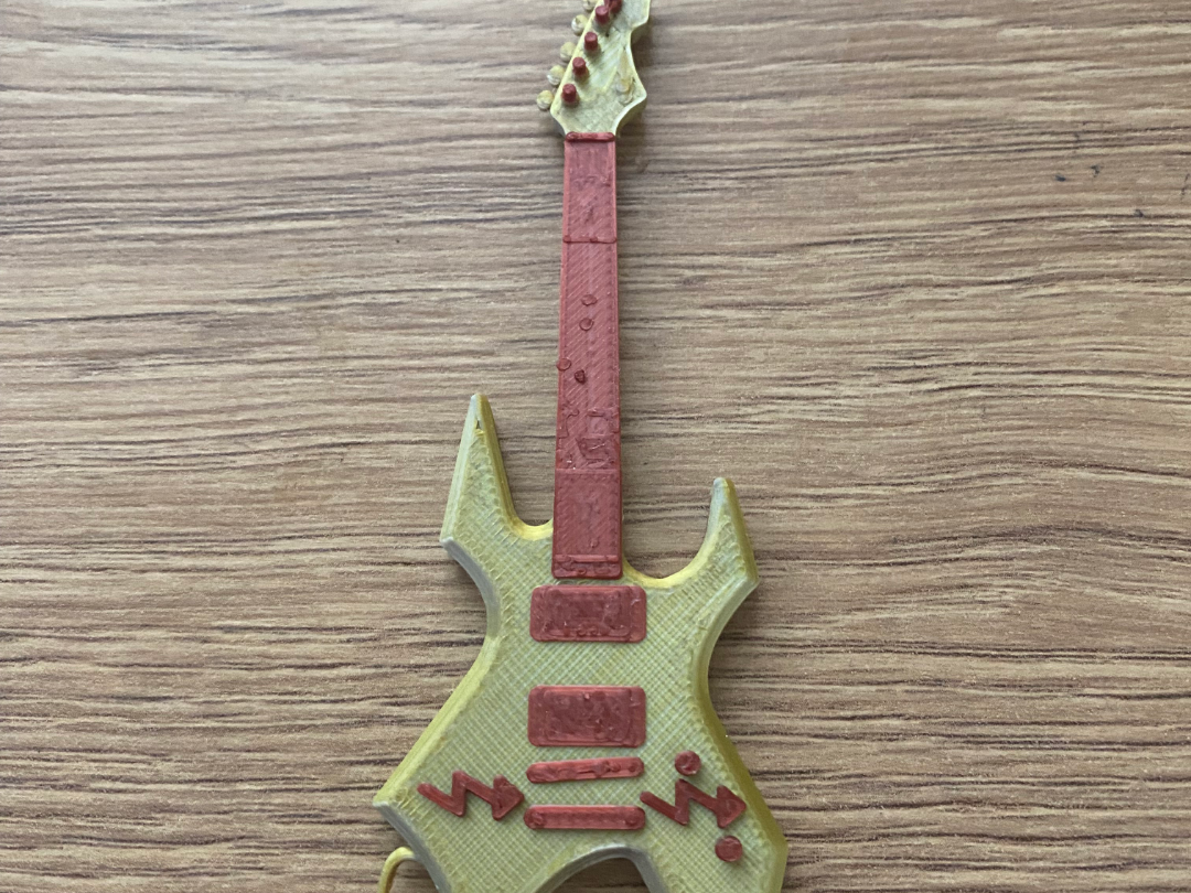rocková kytara přívěšek