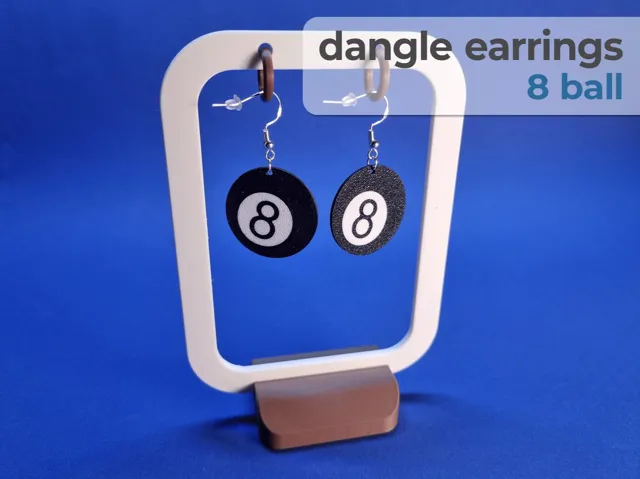 Ohrring 8-Ball