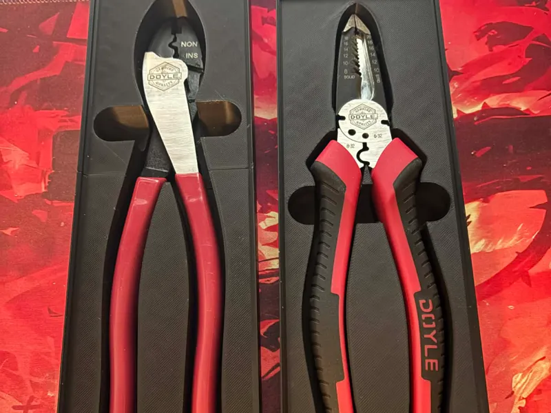 Doyle Wire Strippers and Crimper Pliers Gridfinity