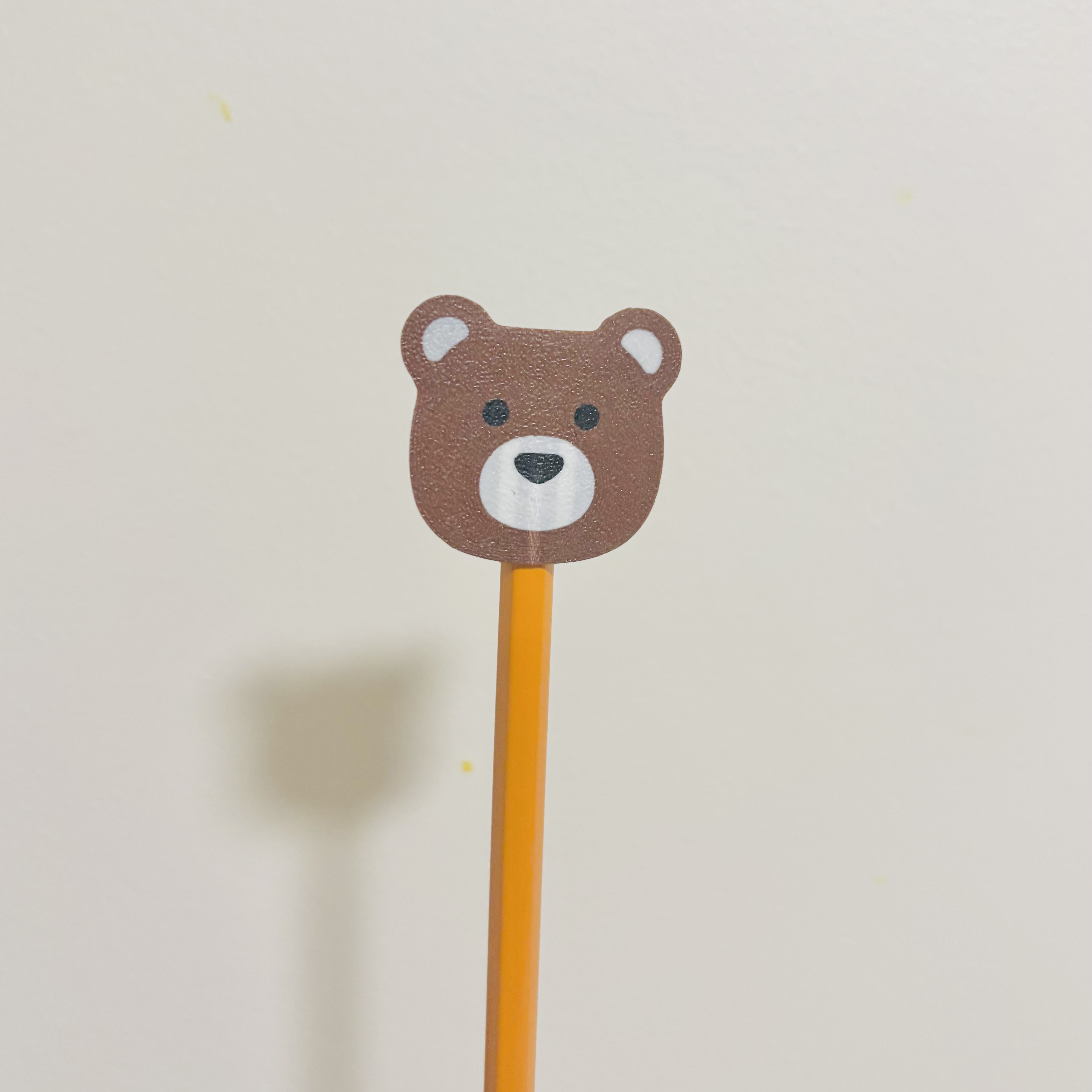 Miniatura 1 do modelo 3D 可爱小动物铅笔装饰@DUDU