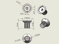 0.28mm 层高, 2 层墙, 15% 填充
