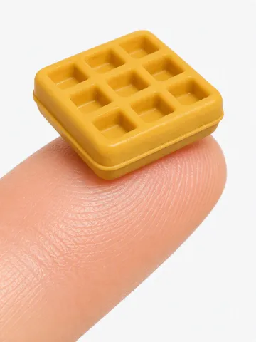 Figura decorativa: Mini Food Icon Series - #45 Waffle — vista de referencia 2