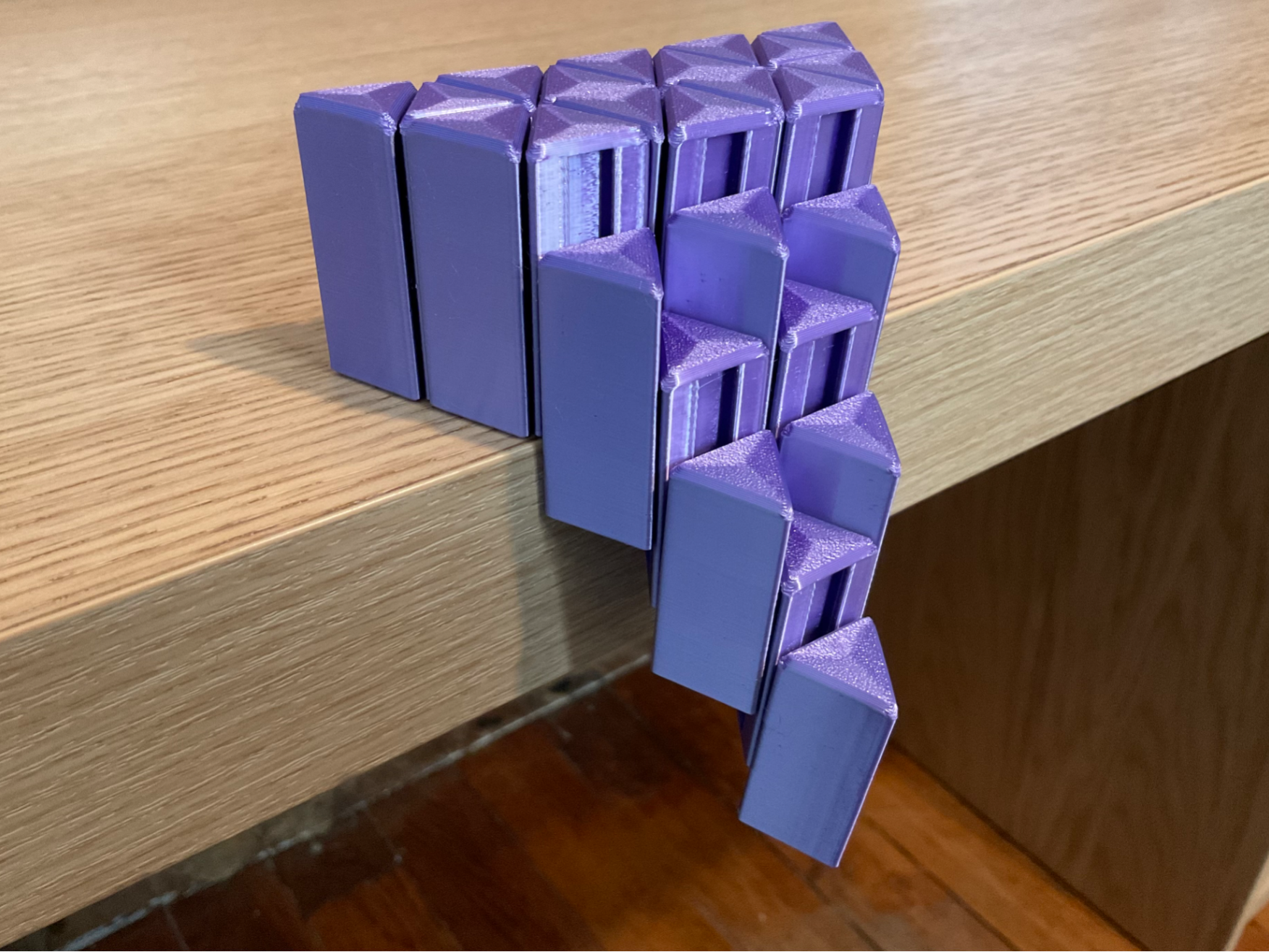 Parametric Sectioned Triangular Prism Fidget