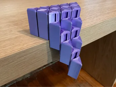 Parametric Sectioned Triangular Prism Fidget
