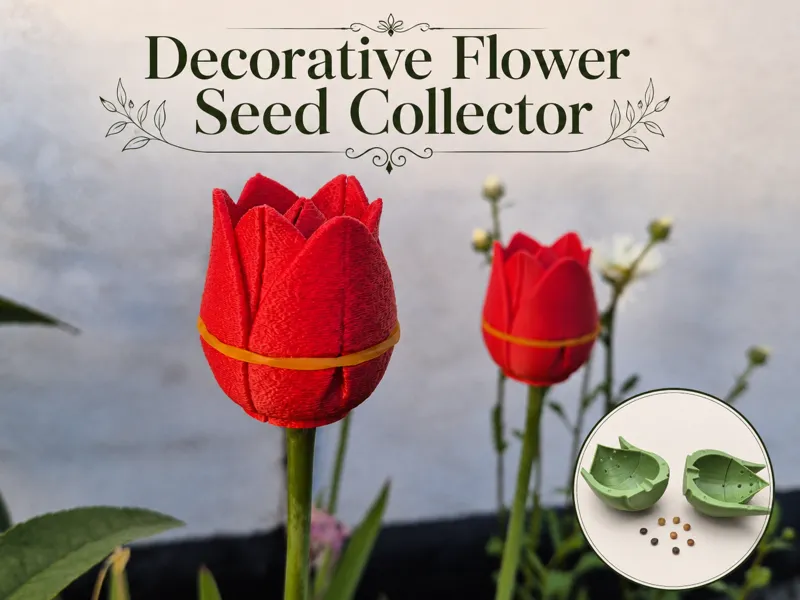 Decorative Flower Seed Collector