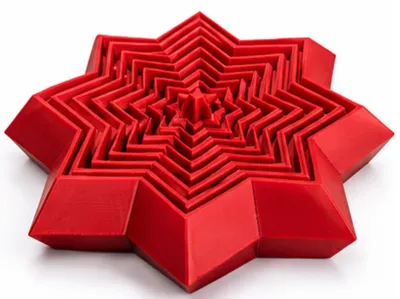 Print-In-Place Star Fidget