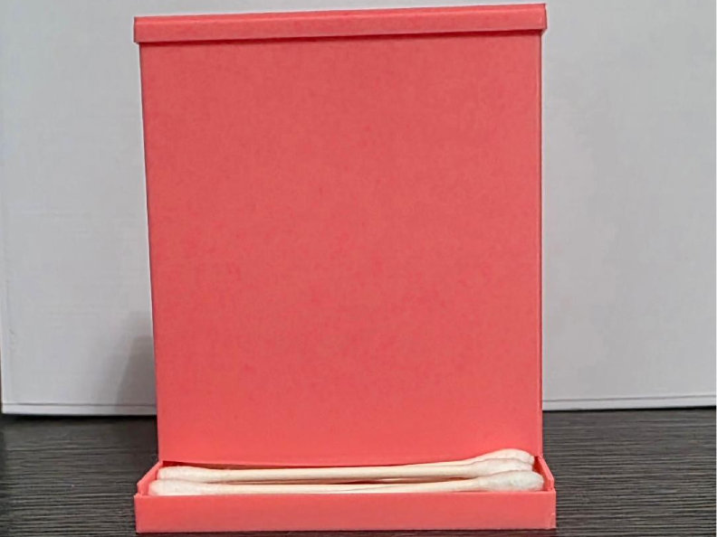 Simple Q-Tip Dispenser Box (with removeable lid)