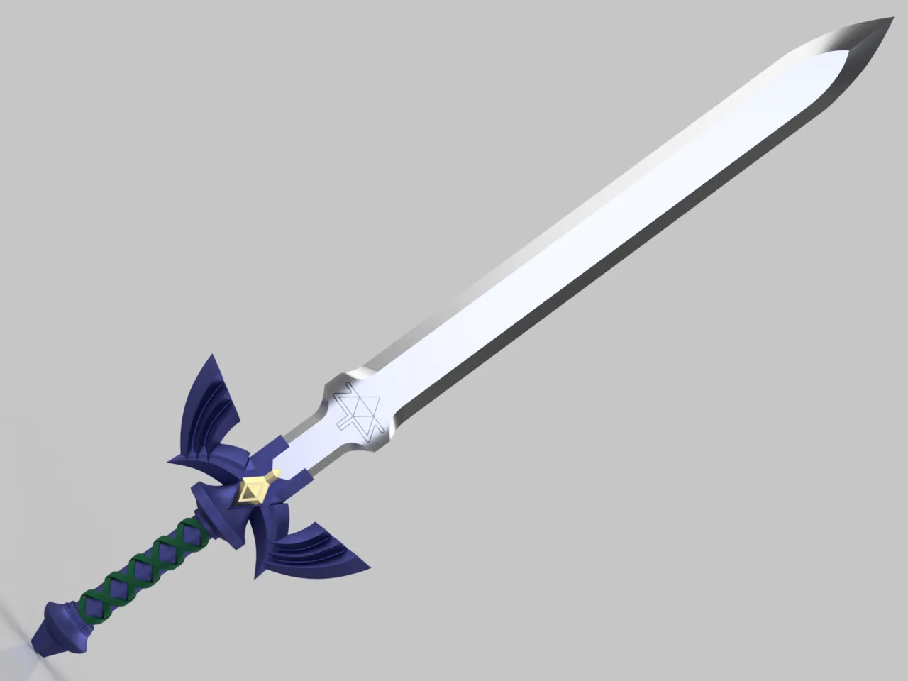 Master Sword V2.0 from Legend of Zelda TOTK view 4