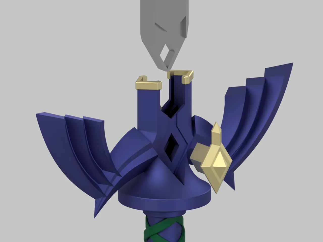 Master Sword V2.0 from Legend of Zelda TOTK view 2