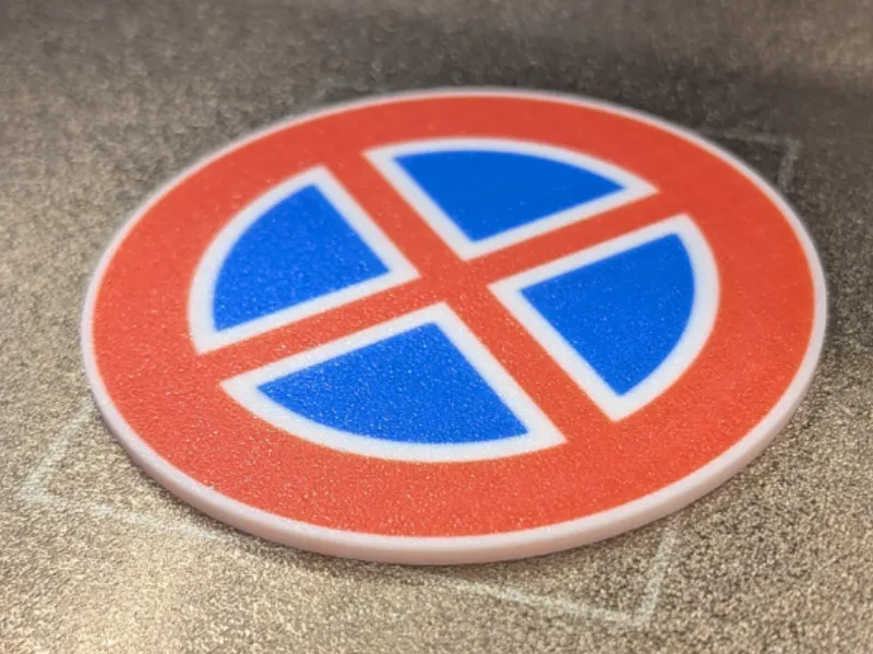Italian road sign coasters - No stopping