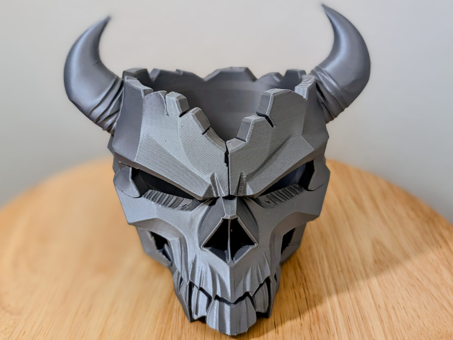 Horned Skull Catchall Organizer Bowl