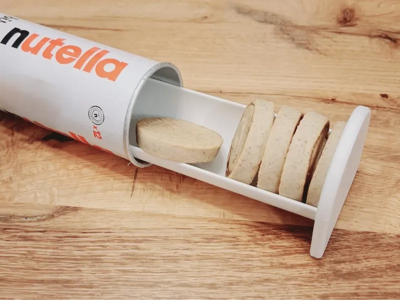 Nutella biscuit cookie tray 
