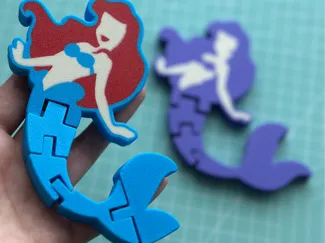 Little Mermaid Ariel Flexi Toy