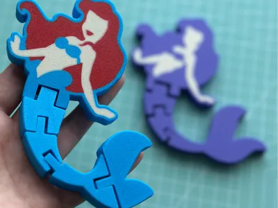 Little Mermaid Ariel Flexi Toy