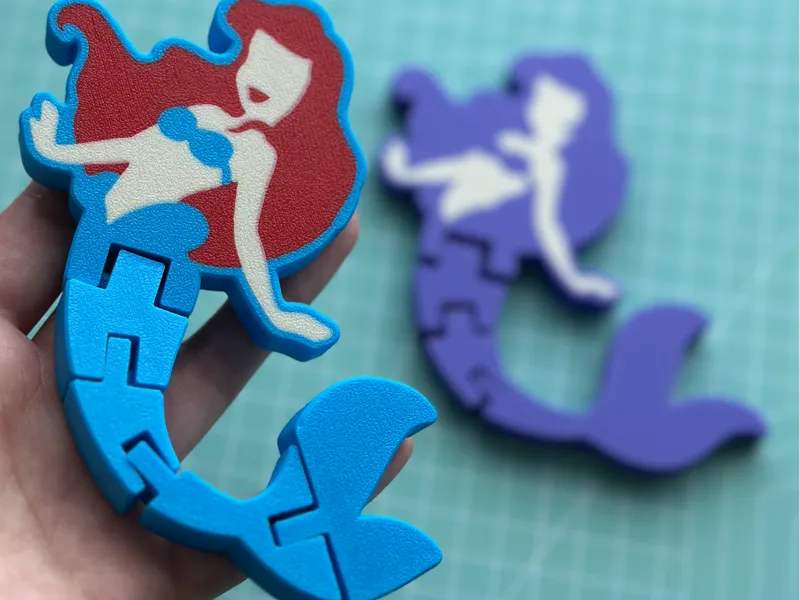 Little Mermaid Ariel Flexi Toy