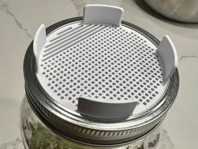 Seed Sprouting Wide Mouth Jar Lid