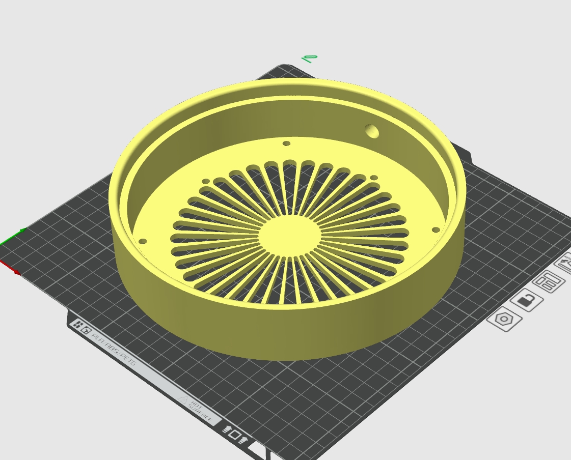 Miniatura 2 do modelo 3D 空气净化器-14cm风扇小米滤芯