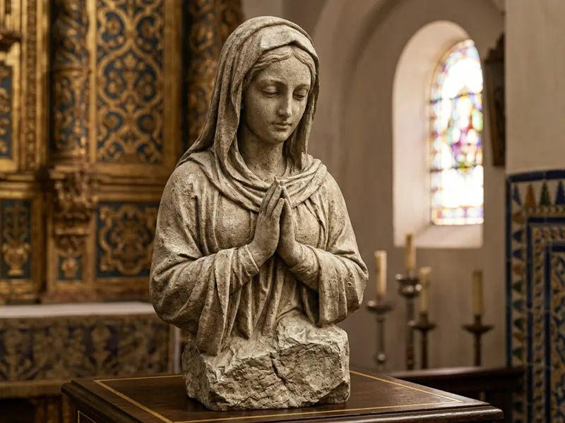 Busto de la virgen María