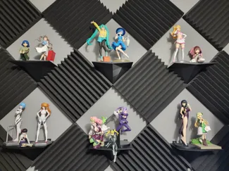 Wall Mounted Figurine Stand