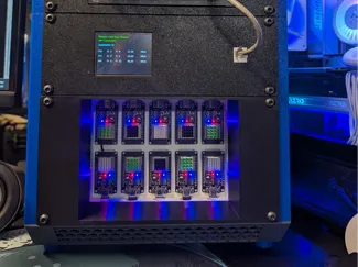 3U 10″ Rackmount ESP32 Cluster – Holds 10 Boards