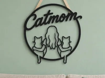 Round Catmom frame
