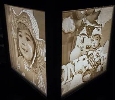 Lithopane Box for Proximity Sensor Led Light