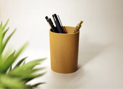 Pencil Cup - Spiral Aesthetic