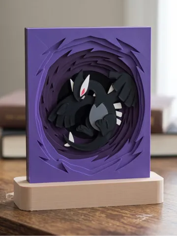 Caja o estuche: Shadow Box Pokemon - #0249 - Dark Lugia — vista de referencia 2