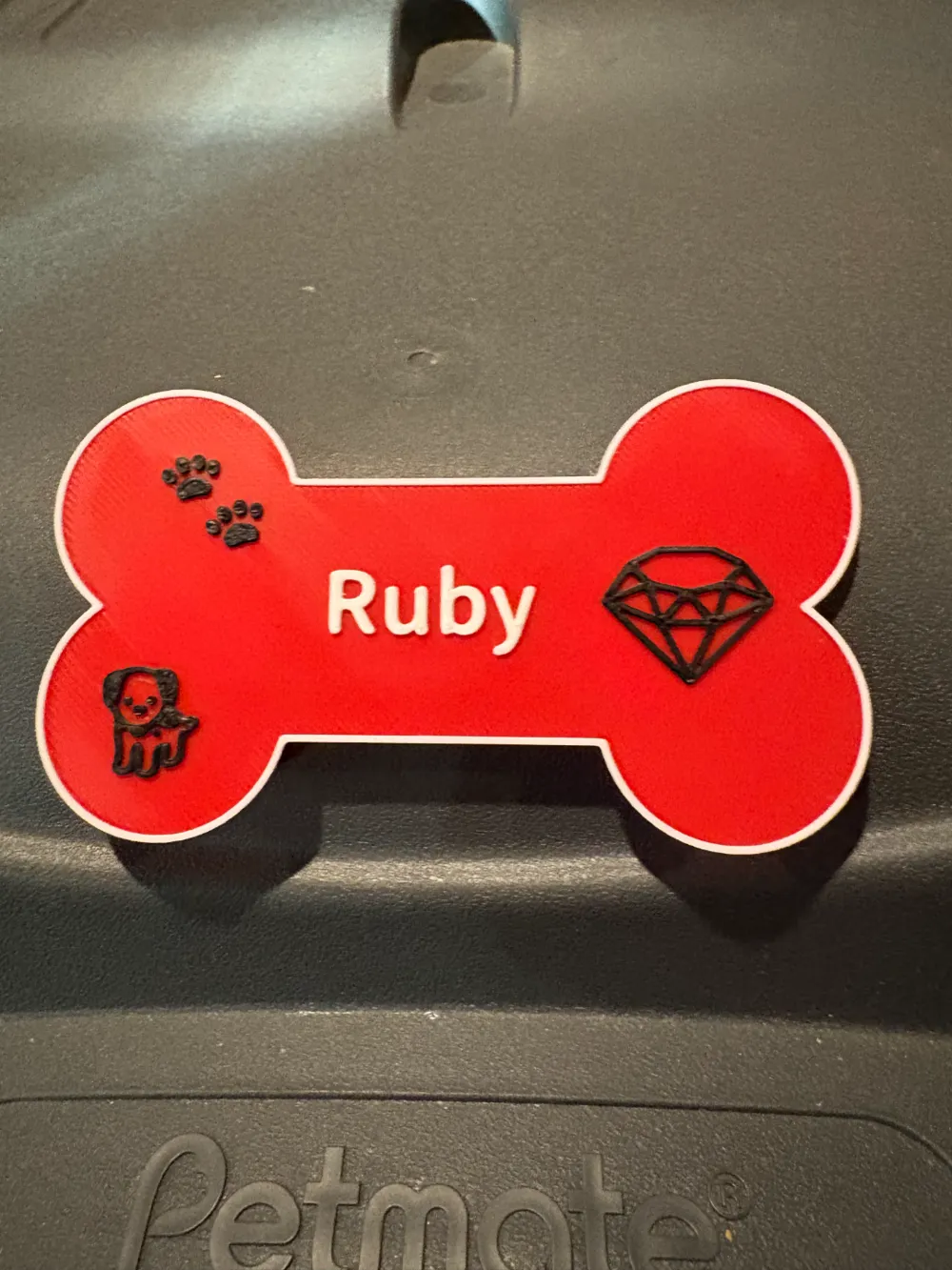 Dog Comma Sign Rads Dog Sign by Dom Studios - MakerWorld
