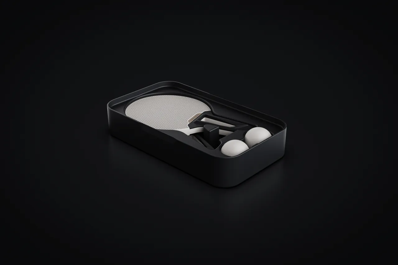 Ping Pong Set - Fun, Stylish, and Customizable view 2