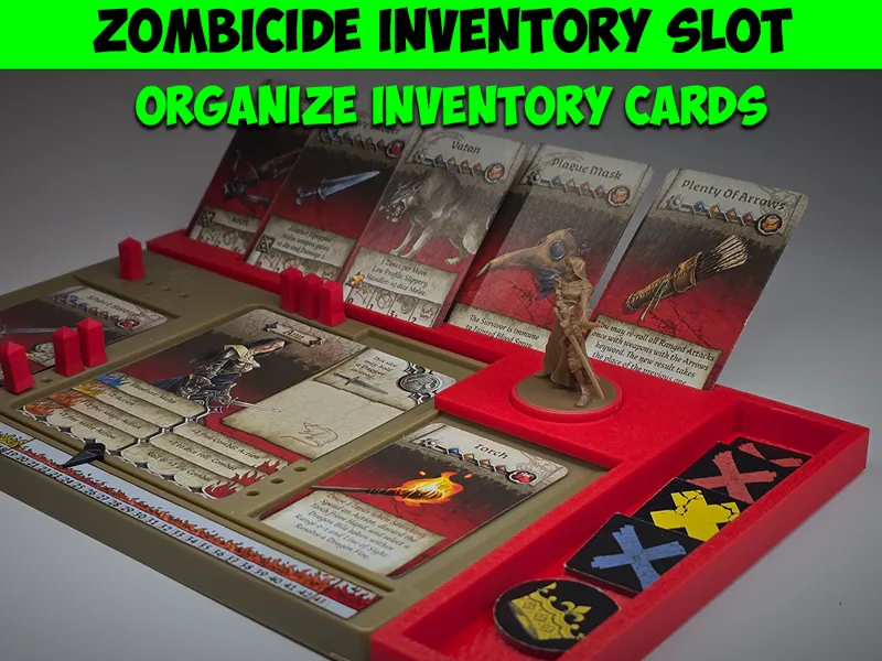 Zombicide Inventory Insert
