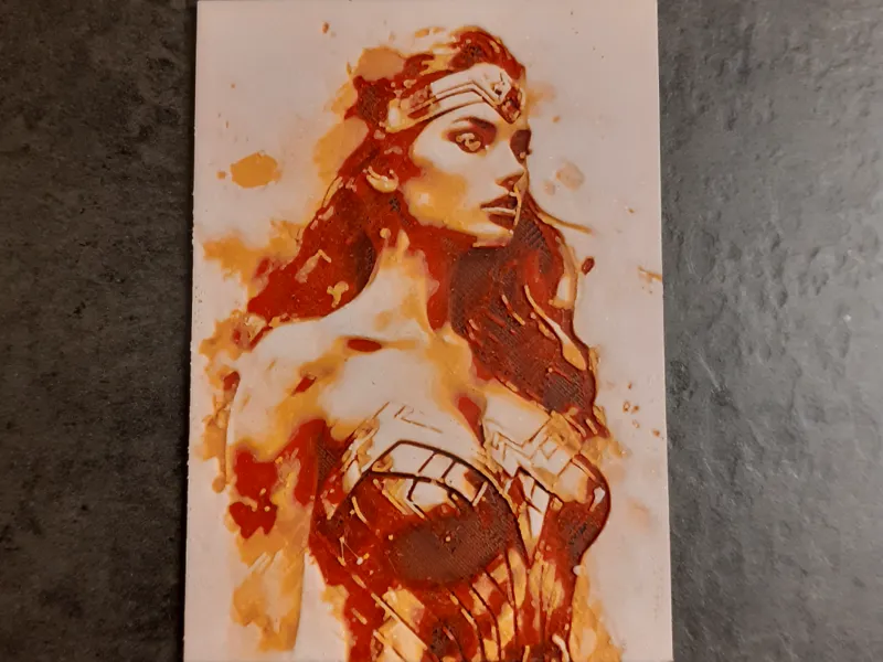 Wonder Woman - HueForge - No AMS