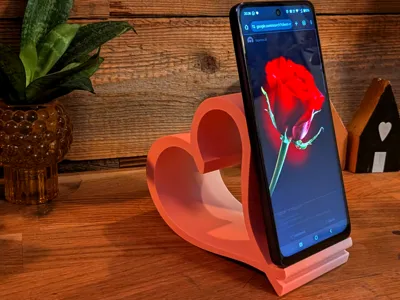 Heart Phone Stand – Valentine’s & Anniversary Gift