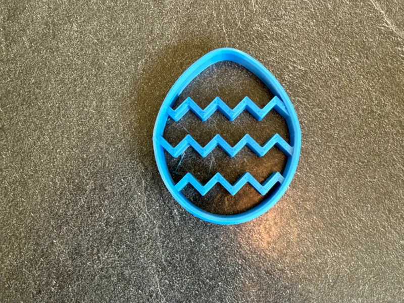 Keksausstecher Osterei , Cookicuttereaster egg