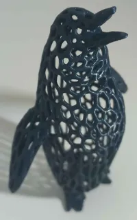 Manchot empereur façon Voronoi — photo 2