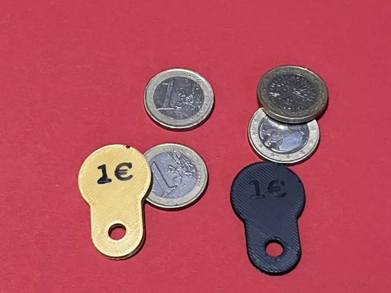 1€ Shopping cart chip