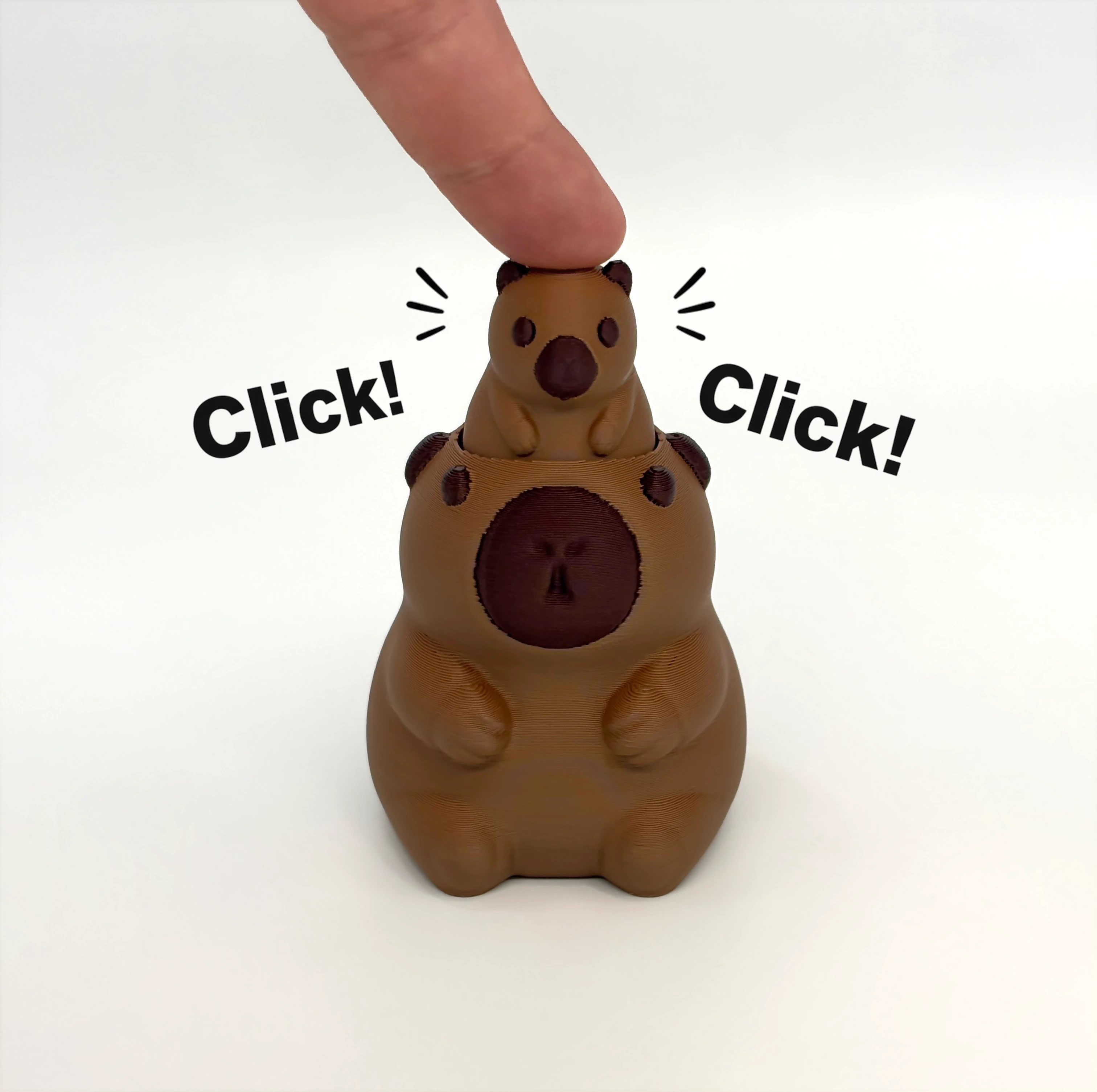 Miniatura 2 do modelo 3D Capybara & Baby Capy Clicker 