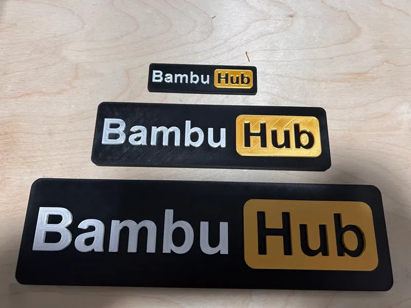 Bambu Hub sign
