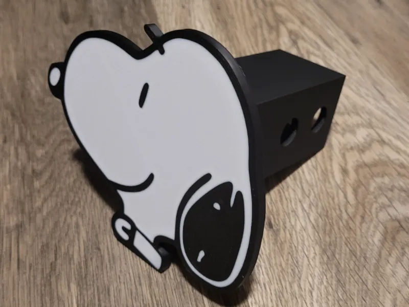 Snoopy Trailer Hitch Cover